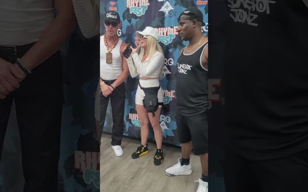 Video: THE GROOCH & SUNSPOT JONZ interview by Playboy Bunny ANNINA MARIE UNGER @RhymeFestLA8/17/2024