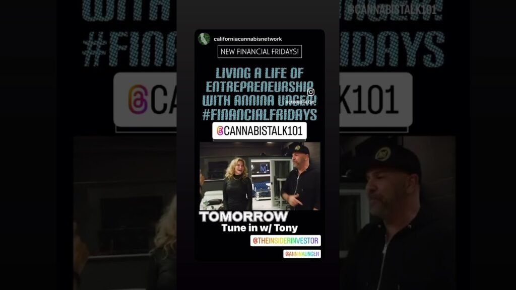 @iHeartRadio @CannabisTalk101 and @annineunger talk finances