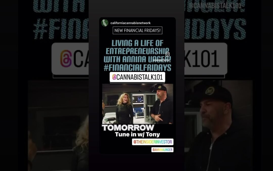 Video: @iHeartRadio @CannabisTalk101 and @annineunger talk finances