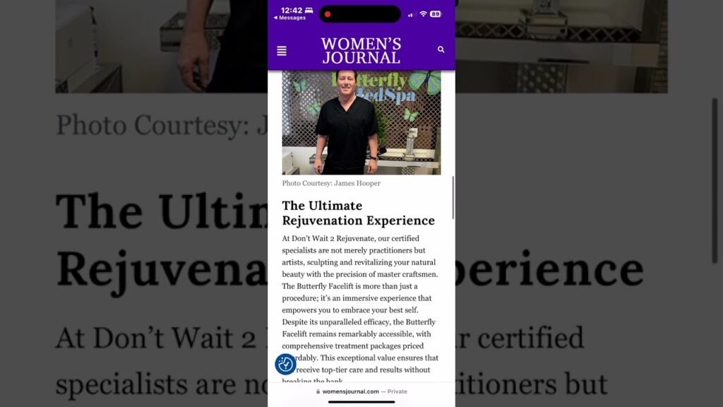 My article on Woman’s Journal for DW2R #beauty #skincare #skin #antiaging #ultherapy #fashion #love
