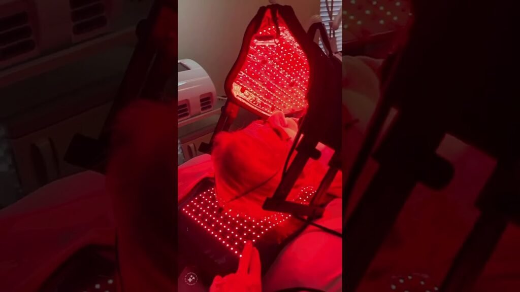 Red light therapy and Bemer mat boosts metabolism and healing in the whole body #medspa #esthetician