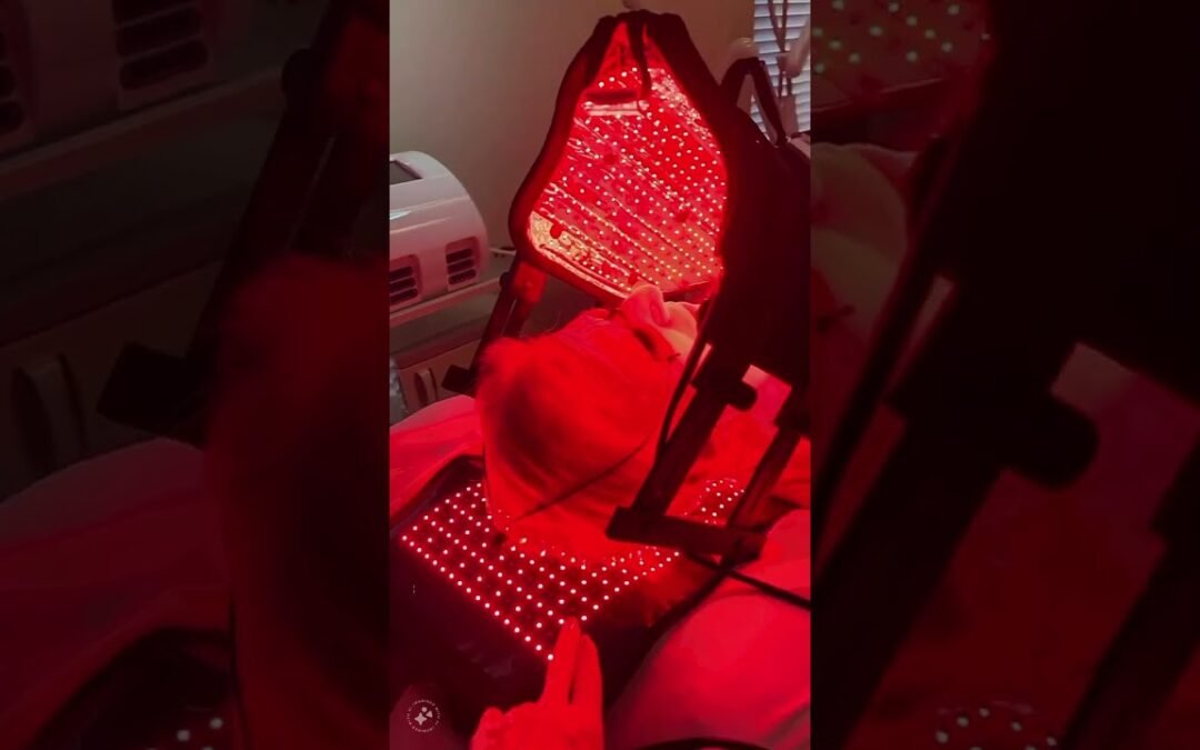 Video: Red light therapy and Bemer mat boosts metabolism and healing in the whole body #medspa #esthetician